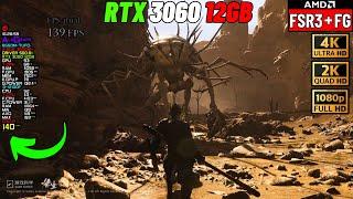 Black Myth Wukong 1080p1440p4k RTX 3060 12GB + i3 12100F #alegears #blackmyth #rtx3060 #2024