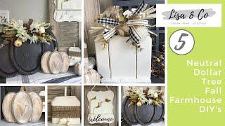 More Dollar Tree Farmhouse DIYs for Fall    You Have to Try These...