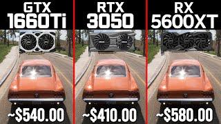 RTX 3050 vs GTX 1660 Ti vs RX 5600 XT tested in 16 Games  Highest Settings  1080p  1440p