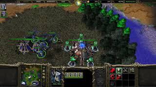 Warcraft 3 Undead vs Nightelf 1on1  Full WC3 Gameplay