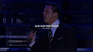 Tres Palabras En Vivo • Luis Miguel  Letra + Video  Argentina 2010 Remasterizado