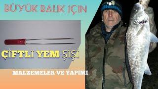 GRANYÖZ  MİNEKOP İRİ YEMİ SEVER. BU ŞİŞ TAM  O AV İÇİN.