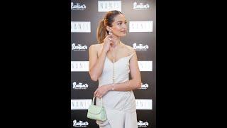 Sarah Lahbati tries on Nanis Italian Jewels at Rustans