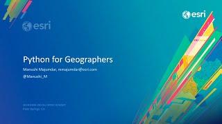 Python for Geographers