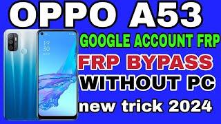Oppo A53 Frp Bypass Android 12  OppoCPH2127 Google Account  Bypass Without Pc 2024 New Trick