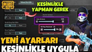 BU AYARLARI KESİNLİKLE YAPIN YENİ TAKTİK  PUBG MOBİLE