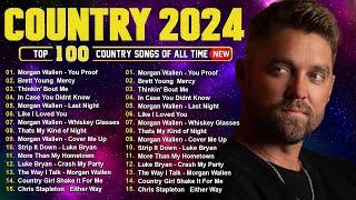 Country Music Playlist 2024  Luke Combs Chris Stapleton Kane Brown Morgan Wallen Jason Aldean