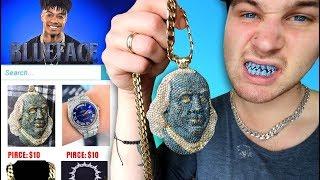 I Bought THE CHEAPEST BlueFace Rapper Chains And Merch