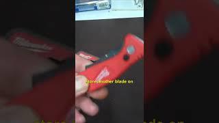 Milwaukee Fastback Utility Knife #shorts #diy #shortsfeed #tool #shortsvideo