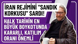 İRAN REJİMİNİ SANDIK KORKUSU SARDI HALK TARİHİN EN BÜYÜK BOYKOTUNDA KARARLI KATILIM ORANI ÖNEMLİ