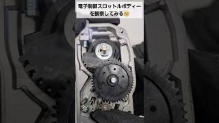 電子制御スロットルボディーを観察してみる #自動車整備士