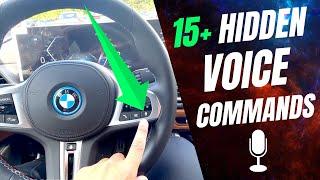 15+ HIDDEN BMW Voice Commands MUST SEE if YOU have a BMW