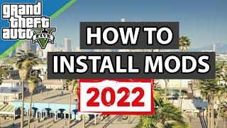 GTA 5 - How to install MODS on PC 2022  Add-on Cars ScriptHookV OpenIV 