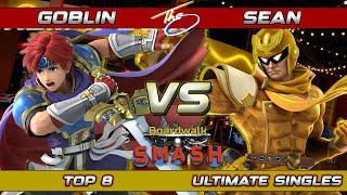 Boardwalk Smash #95 Top 8 -  Goblin Roy Vs. Sean Captain Falcon Super Smash Bros Ultimate SSBU