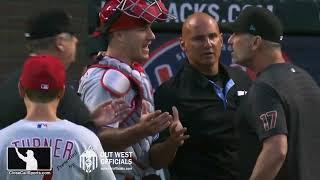 E98-9 - Torey Lovullo Ejected by Vic Carapazza After Strahms HBP of Star Player Carroll Rojas too