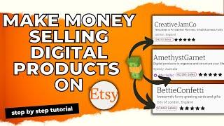 How I Make Passive Income On Etsy Selling Digital Products - Full Tutorial