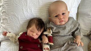 Double feature  a couple items from IG sale chatting and changing reborn dolls Murphy & George