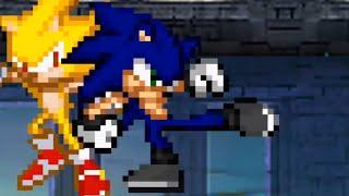 SSF2 Mod Battle Super Sonic Vs Sonic Black