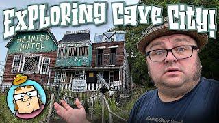 Exploring Cave City  - Big Mikes Mystery House - Guntown Mtn - Ravens Cross - Treasure Trove Park