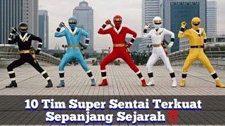 10 Tim Super Sentai Terkuat Sepanjang Sejarah‼️