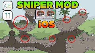 SNIPER MOD FOR iOS 91011  2 APPS NO JAILBREAK DA2 Mini Militia