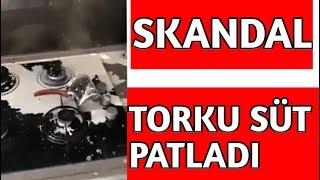 Skandal Torkudan yeni ürün  Patlayan süt