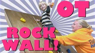 Occupational Therapy with a Rock Climbing Wall