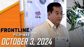 FRONTLINE PILIPINAS LIVESTREAM  October 3 2024