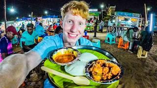 My First Time in South India Seafood Feast on Chennais 2km Beach 