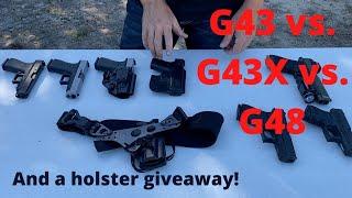 G43 vs 43X vs G48 which is the best carry option? One consideration to consider that most miss.