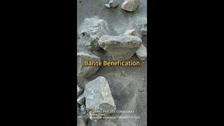 barite beneficiation process with the samples from Brazil