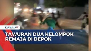 Bawa Senjata Tajam Dua Kelompok Remaja di Sawangan Depok Terlibat Tawuran