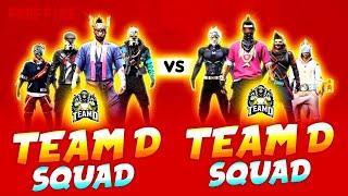 Team D vs Team D  Garena Free Fire SAMSUNG A3A5A6A7J2J5J7S5S6S7S9A10A20A30A50A70