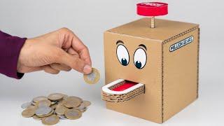 How To Make A Coin Bank From Cardboard  Easy & Awesome Cardboard Project