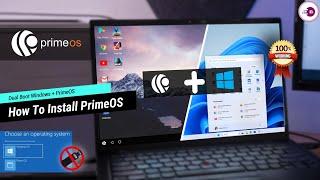 How To Download & Install PrimeOS on Low-End PC & Laptop Without Pen Drive Dual Boot 100% Working