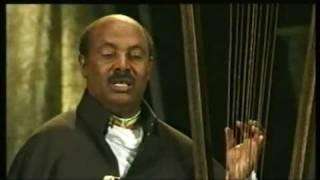 Alemu Aga Besmeab - Abatachin Hoy playing the Begenna the Harp of David from Ethiopia