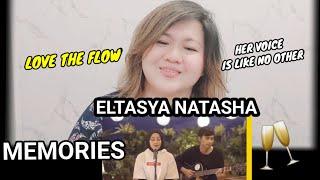 ELTASYA NATASHA - MEMORIES MAROON 5  COVER - REACTION VIDEO