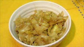 Fried Cabbage and Onions - Southern Fried Cabbage Recipe - Healthier Version