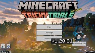 Minecraft 1.20.81 Official Version Released  Minecraft 1.20.81 Latest Update  RTH CH