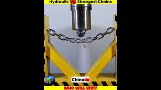 Hydraulic Press Vs Chains Of Different Countries #shorts #whatif #uniqueexperiment #मजेदारविडियो