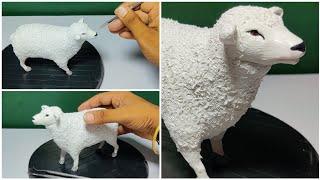 Sculpting Animals  Sheep Sculpture  Cow Sculpture  sculpt farm animals  clay Sculpture tutorial