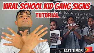 VIRAL SCHOOL KID GANG GANGS TUTORIAL EAST TIMOR 