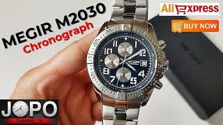 MEGIR M2030 Business Chronograph Watch│Megir Watch Review│Subtitles