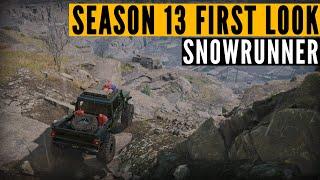 A FIRST look at SnowRunner Season 13 Dig & Drill