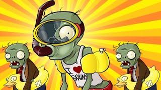 ЗОМБИ У МЕНЯ В БАССЕЙНЕ  Plants vs. Zombies - Прохождение игры #3