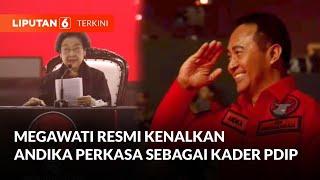 Disambut Riuh Ribuan Kader Megawati Perkenalkan Andika Perkasa sebagai Kader PDIP  Liputan 6