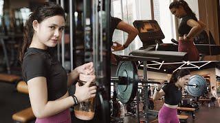 Olahraga di Gym Sultan PAKE 3 PT SEKALIGUS #MaizuraFitJourney  Gym Vlog