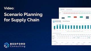 Demo Video Scenario Planning for Supply Chain