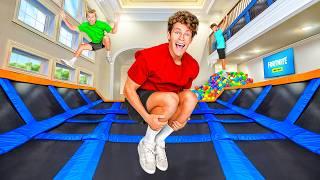 I Built A Trampoline Park In My House