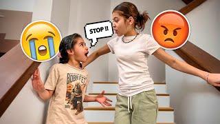London PUSHED Her Sister Down The Stairs *MOM AND DAD LOSES IT*